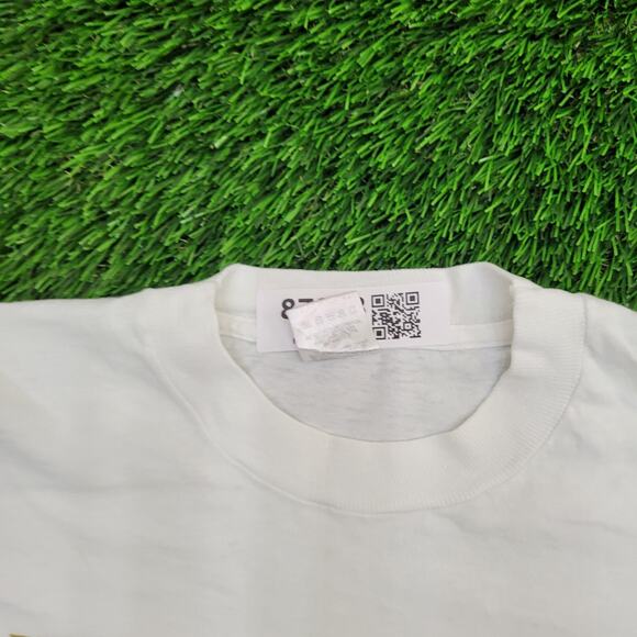 Vintage 90s Safari Elephant Shirt Womens Medium 19x25 Wildlife - Picture 12 of 16